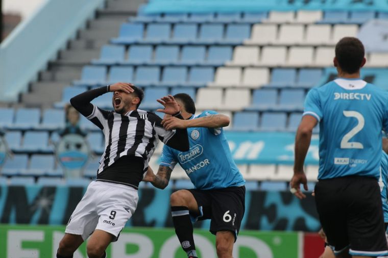 Gimnasia de Mendoza se puso en ventaja con un gol de penal.