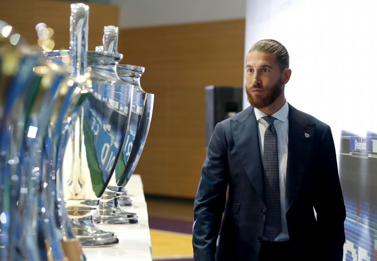 Sergio Ramos se despidió del Real Madrid