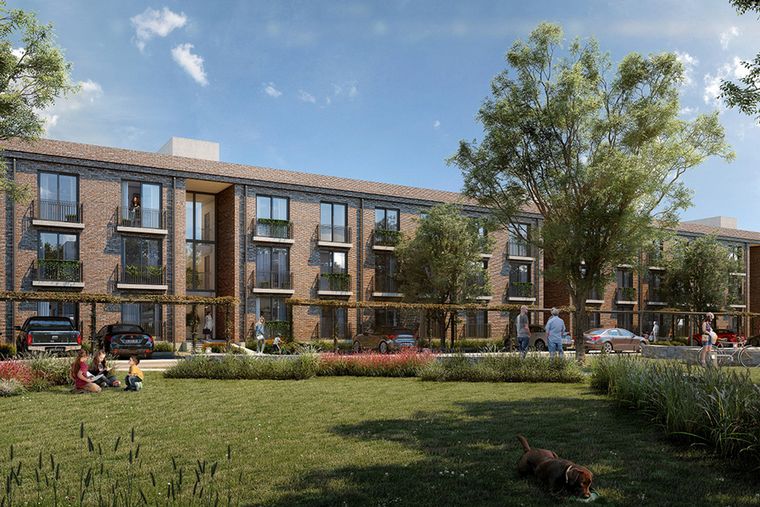 Los edificios albergan 36 unidades rodeadas de naturaleza(Flats del Parque/Edisur)