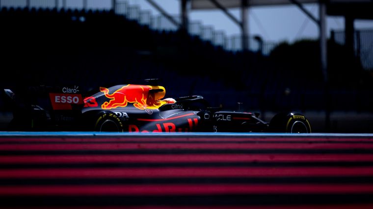 Max Verstappen mostró todo 'el juego' y puso buena diferencias en Le Castellet