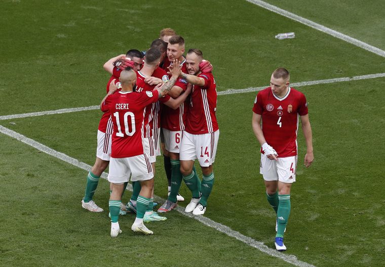 Hungría le robó un empate a Francia.