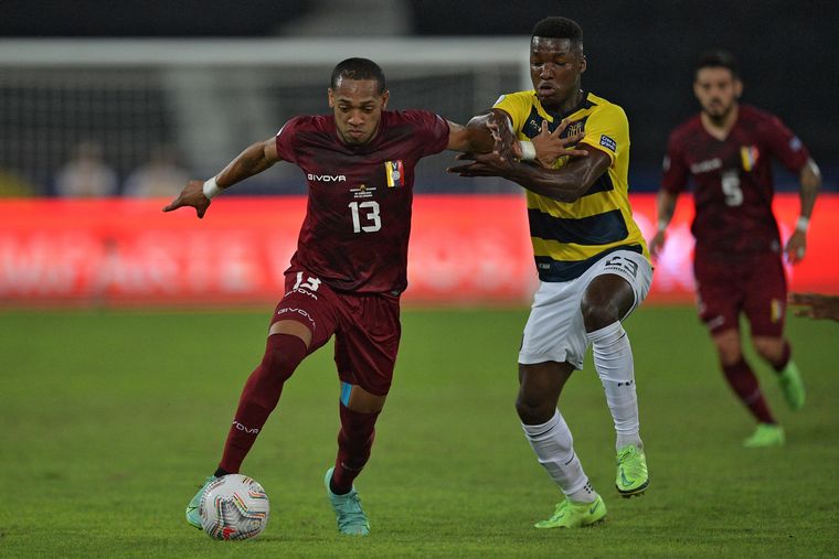El seleccionado de Ecuador se enfrentó al de Venezuela 