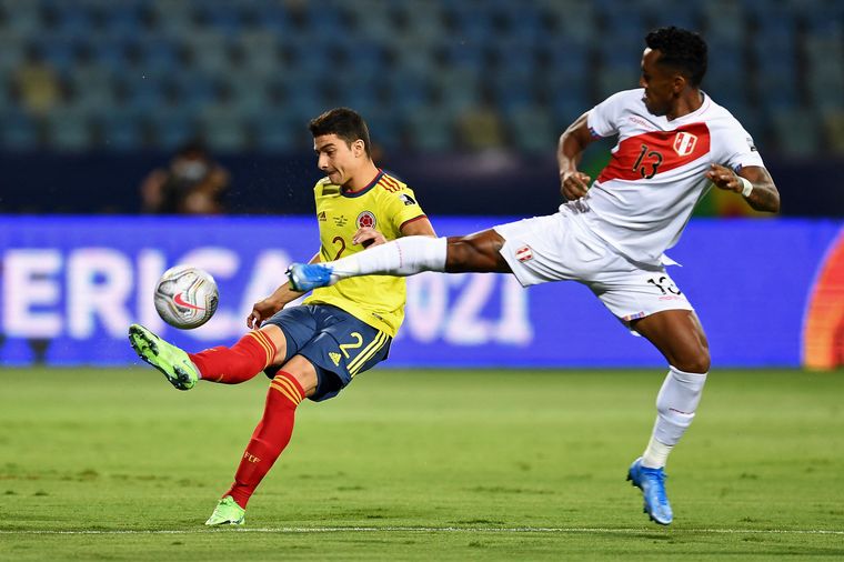 Sobre el final, Colombia marcó gol y se lo empata a Perú 1-1