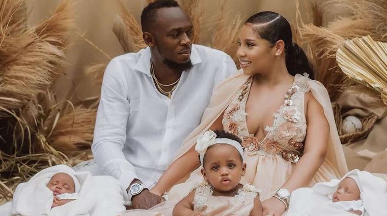 Usain Bolt y su esposa ampliaron la familia.