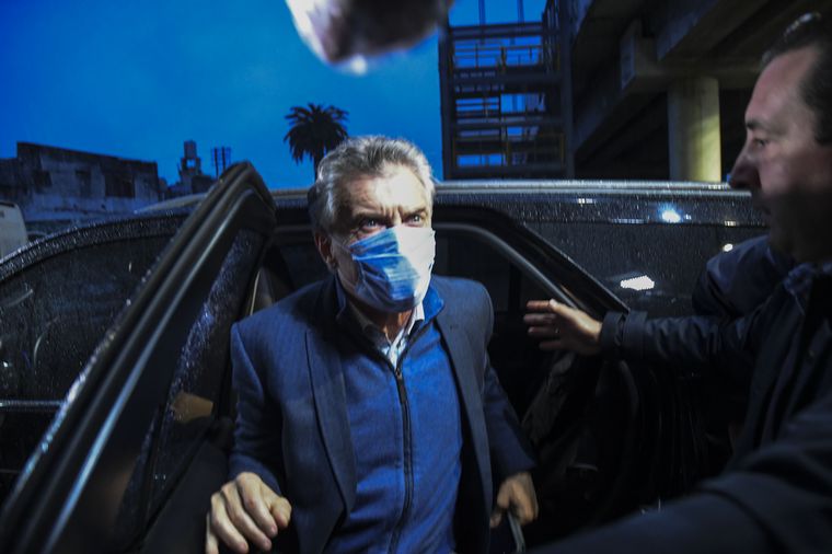 Macri participó de la reunión con dirigentes de Juntos por el Cambio.