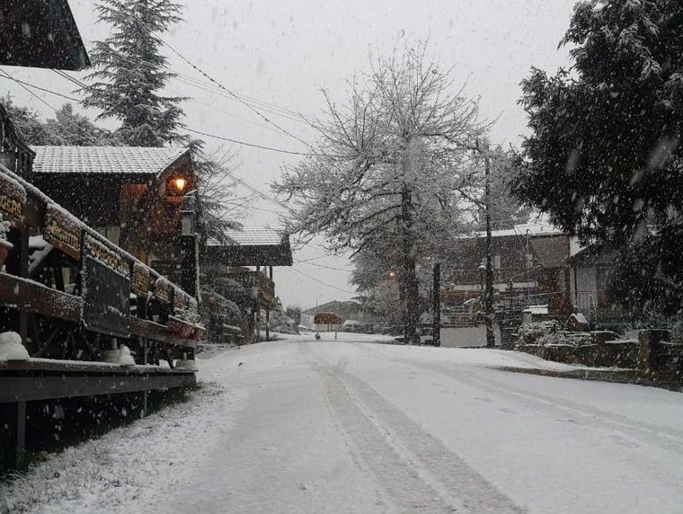 Nieve en las sierras