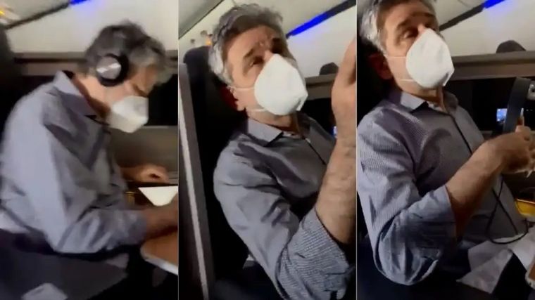 Pasajero insultó a Daniel Filmus durante un vuelo