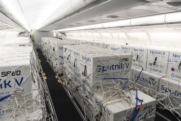 Hasta el momento, arribaron al país 25.706.730 dosis, sumando todas las marcas. 