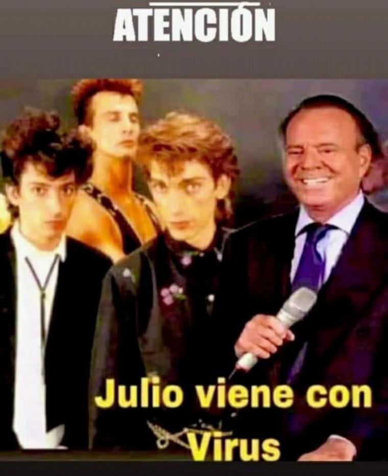 Los hilarantes memes de Julio Iglesias.