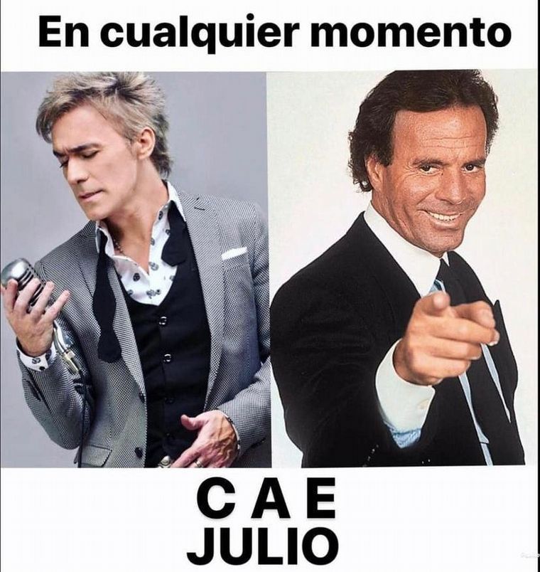 Los hilarantes memes de Julio Iglesias.