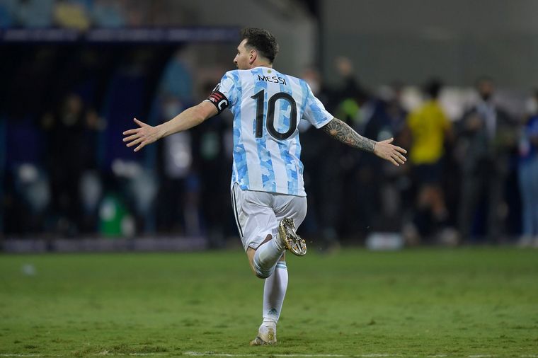 FOTO: Argentina le ganó a Ecuador en la Copa América