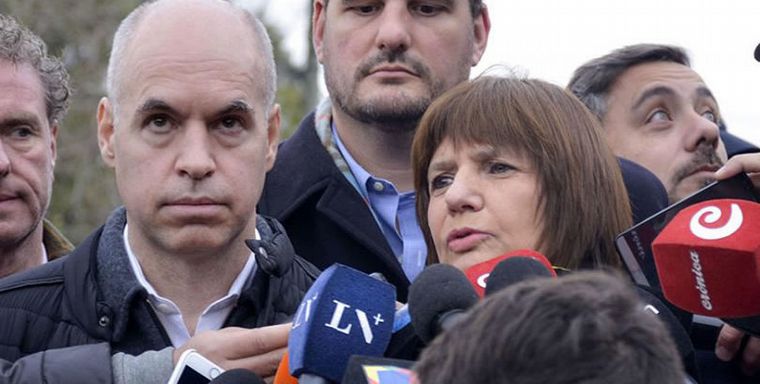 Horacio Rodríguez Larreta y Patricia Bullrich.