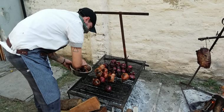 Las verduras también dijeron presente en la parrilla.