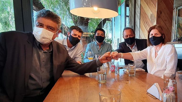 Bullrich, en su última visita a Córdoba con dirigentes del PRO