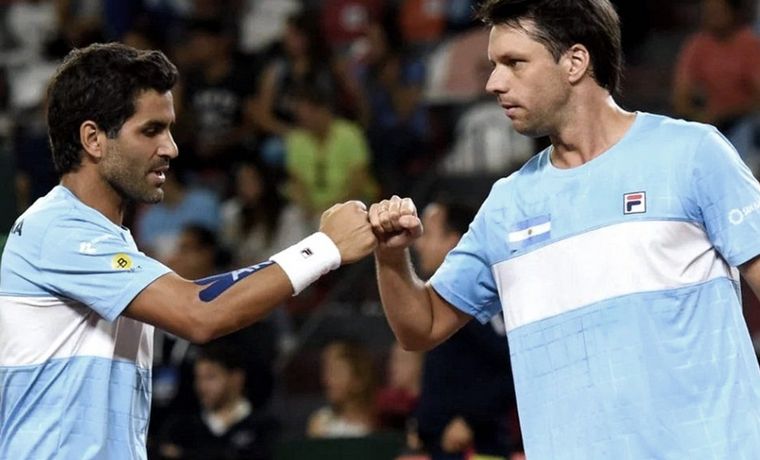 Horacio Zeballos y Máximo González fueron pareja en la Copa Davis.