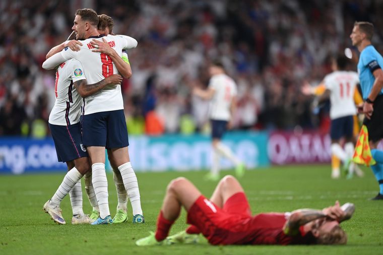 Inglaterra superó a Dinamarca por las semifinales de la Eurocopa.