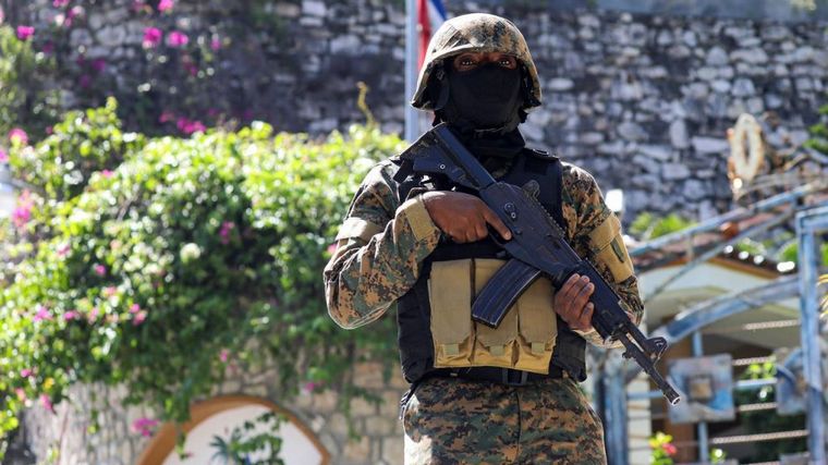 Cuatro abatidos y dos detenidos por la muerte del presidente de Haití (Foto: AFP)