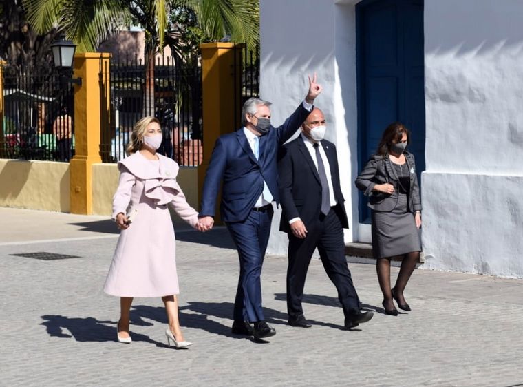 Fernández encabezó el acto del Día de la Independencia en Tucumán.