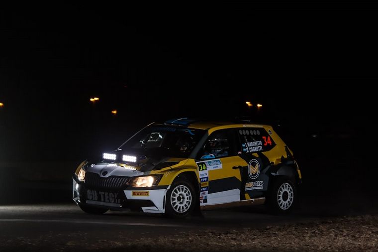 Muy buen arranque de Juan Marchetto (Skoda) como escolta en la general.