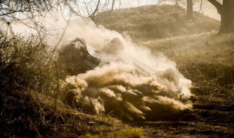 FOTO: En el medio del 'Bosquecito' del Cabalén, Ligato inicia su tumbo