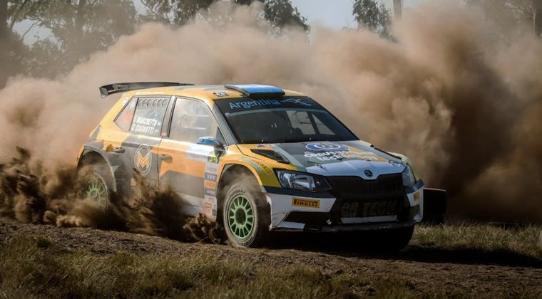 Marchetto y su Skoda, figuras estelares del "Rally de Córdoba"