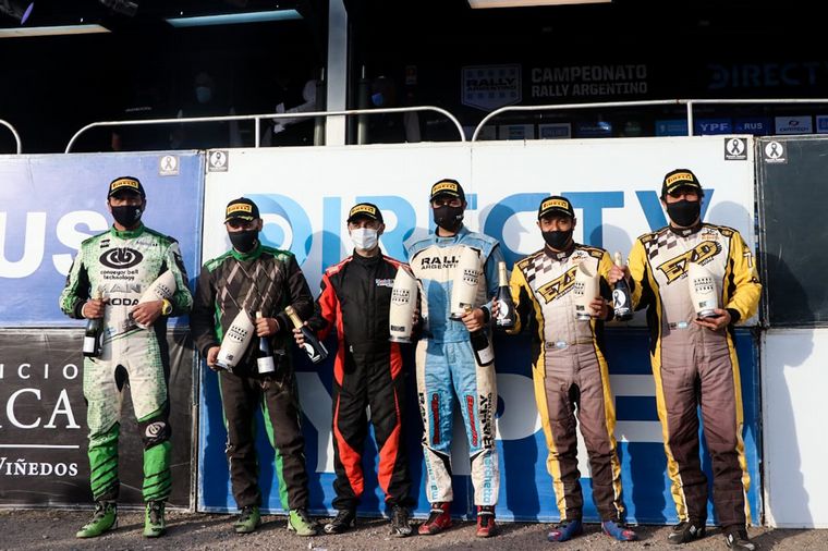 Podio final de la R5.