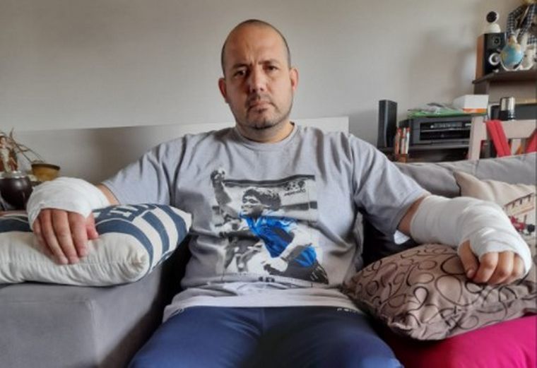 Juan pasó cuatro días internado.