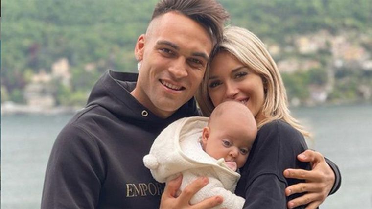 Le dieron de alta a Nina, la bebé de Lautaro Martínez