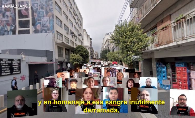 Acto por el 27 aniversario del atentado a la AMIA.