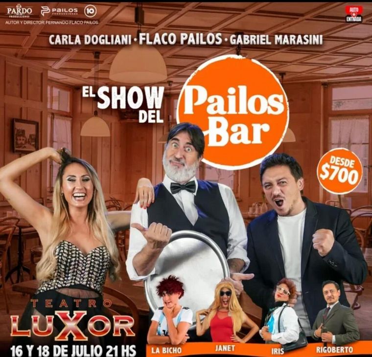 El Show de Pailos Bar vuelve renovado en las vacaciones
