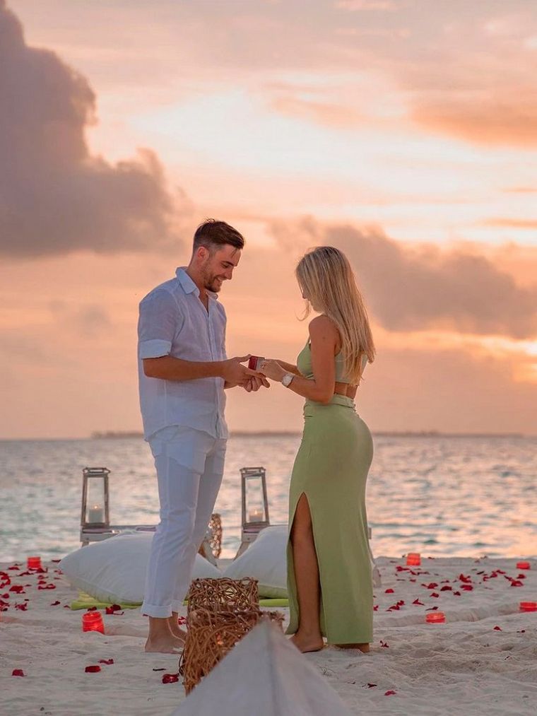La propuesta de casamiento de Nicolás Tagliafico a su novia en Maldivas