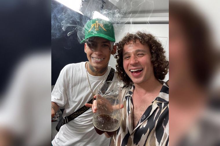 L-Gante y el youtuber Luisito Comunica protagonizaron un podcast en México.