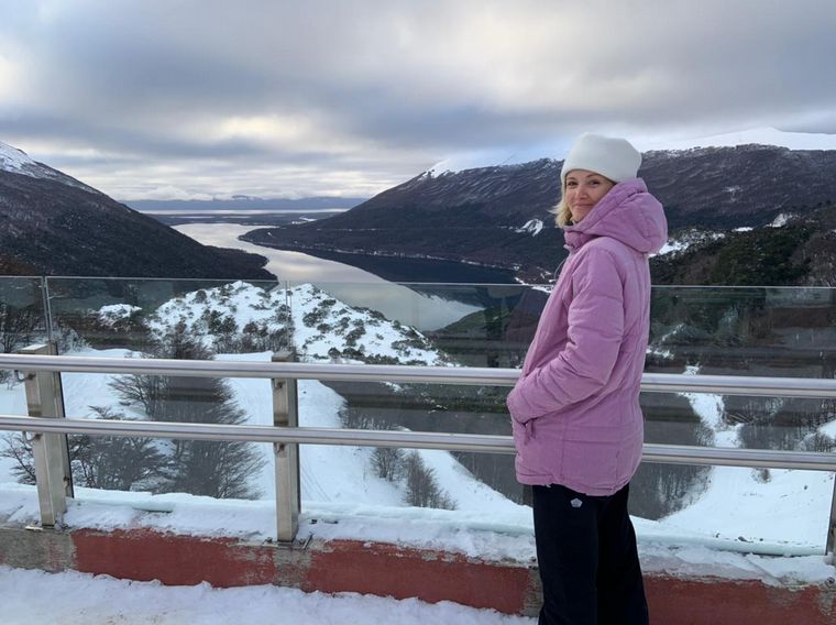 Mica Rodríguez se animó a la travesía 4x4 por los lagos