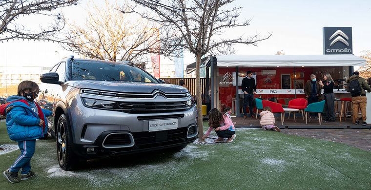Citroën y una experiencia de nieve muy especial en Buenos Aires.