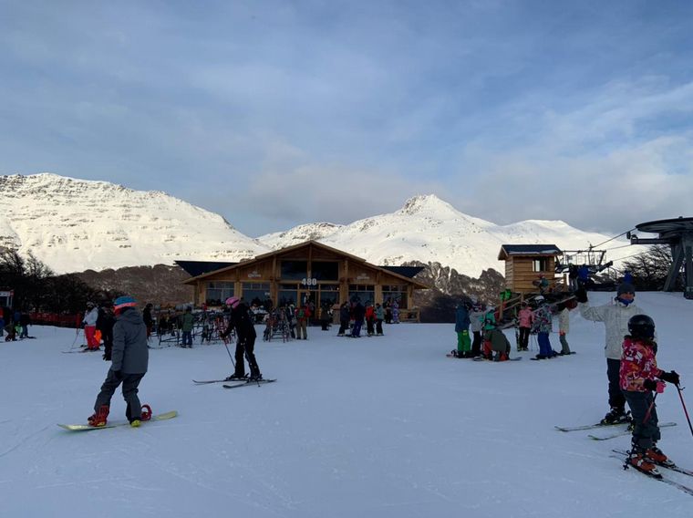 Mica Rodríguez desde el Cerro Castor