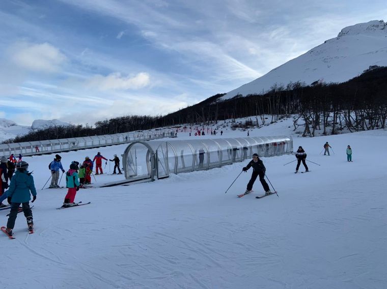 Mica Rodríguez desde el Cerro Castor