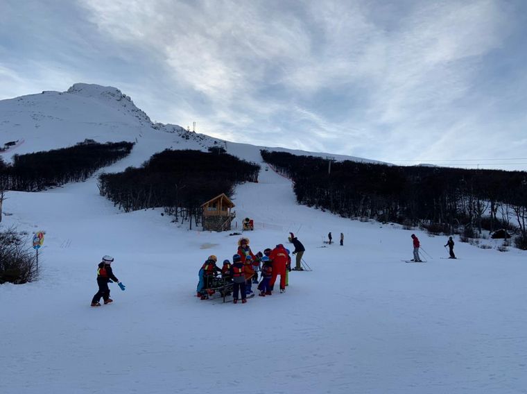 Mica Rodríguez desde el Cerro Castor