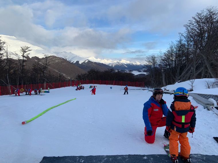 Mica Rodríguez desde el Cerro Castor