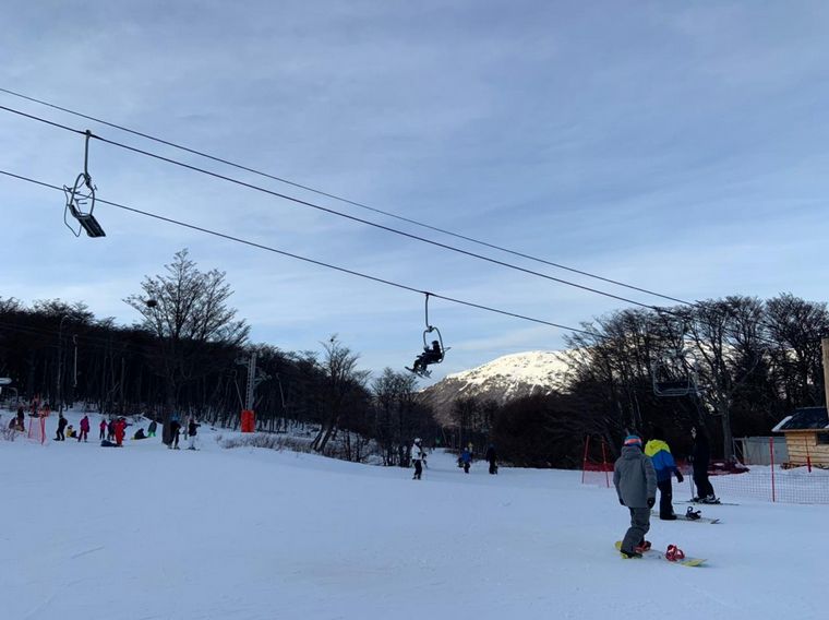 Mica Rodríguez desde el Cerro Castor