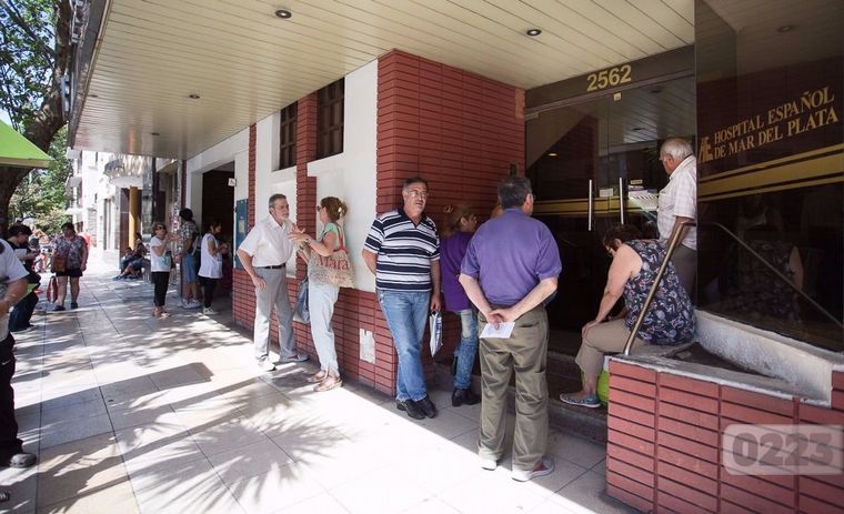 El Hospital Español en Mar del Plata.