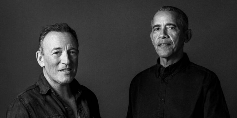 FOTO: Las charlas entre Obama y Springsteen ahora serán un libro