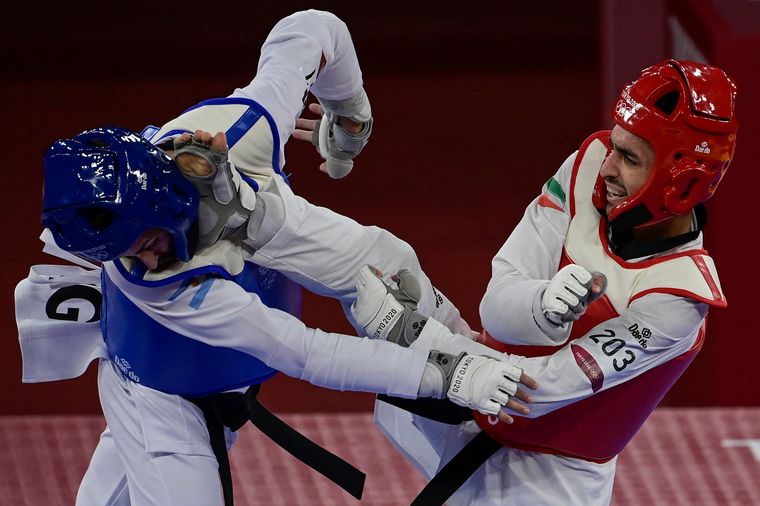 Lucas Guzmán estuvo muy cerca de la medalla de bronce en taekwondo 