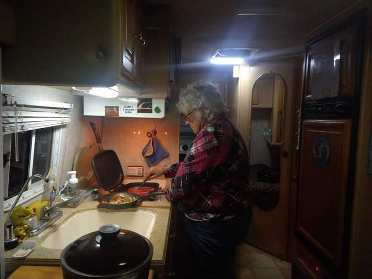 Sara Vallejos en su motorhome