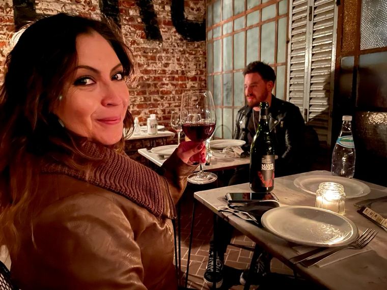 Federico Bal con Yeny Ortega cenaron en el