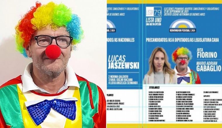 "Muralito", el payaso que es candidato a legislador porteño
