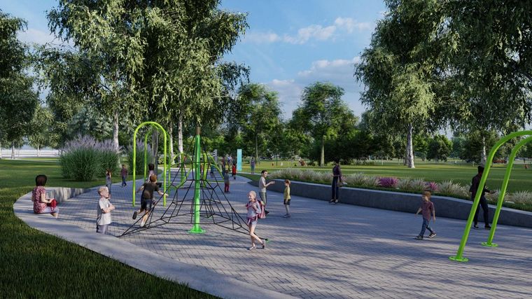 El Parque Sarmiento tendrá un pulmón pluvial.