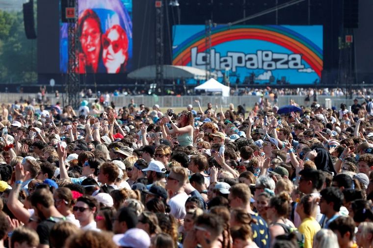 Lollapalooza volvió en Chicago con miles de espectadores (Foto: AP)