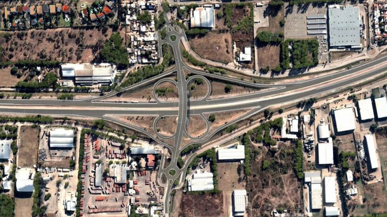 Distribuidor  Av. O'higgins (plano)