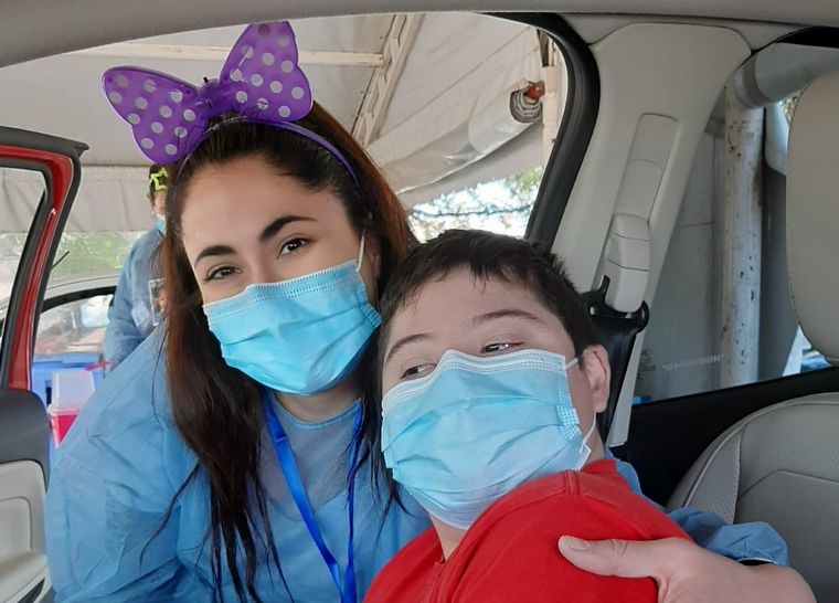 Pedro recibió su vacuna contra el coronavirus