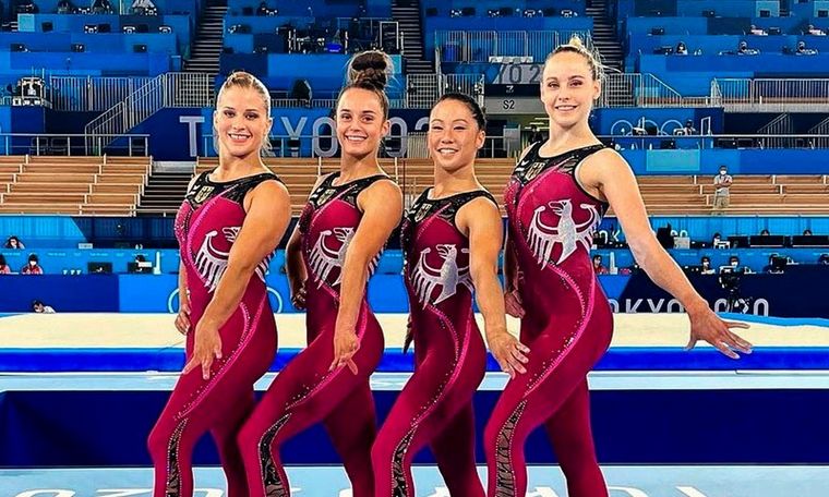 Con su atuendo, las gimnastas germanas protestaron contra la sexualización.